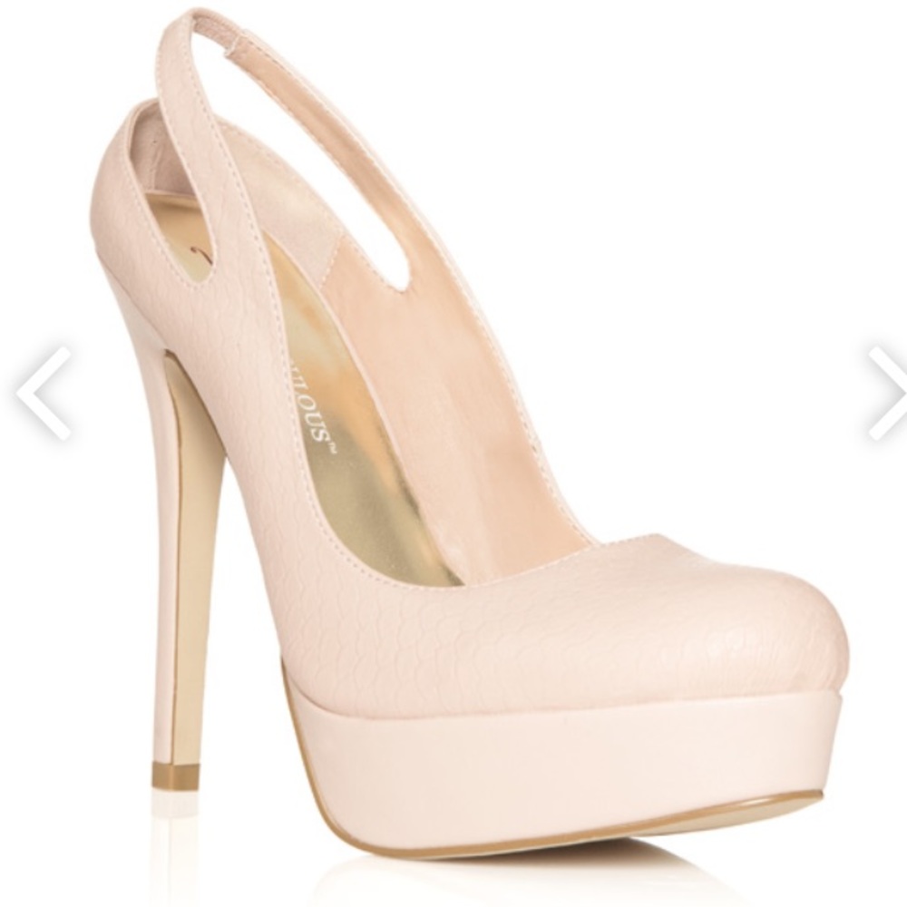 Just Fab Laurette Pumps in Blush